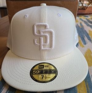 San Diego Padres Hat New Era 59Fifty Cream